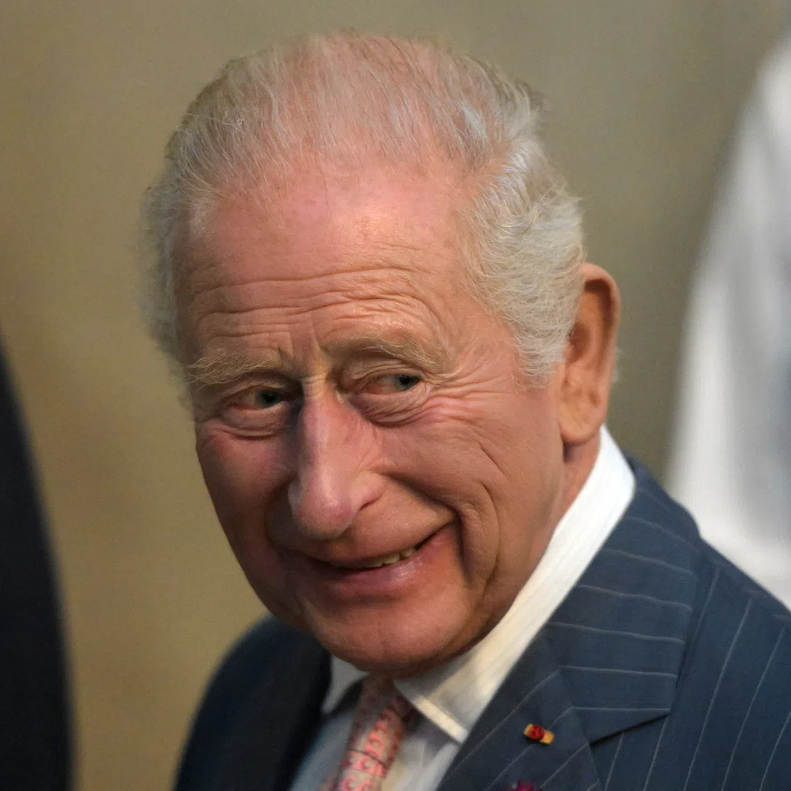 Britain's King Charles attends a preview of the Bayeux Tapestry, at British Museum in London, Britain, September 2, 2026.  Thomas Krych/Pool via REUTERS