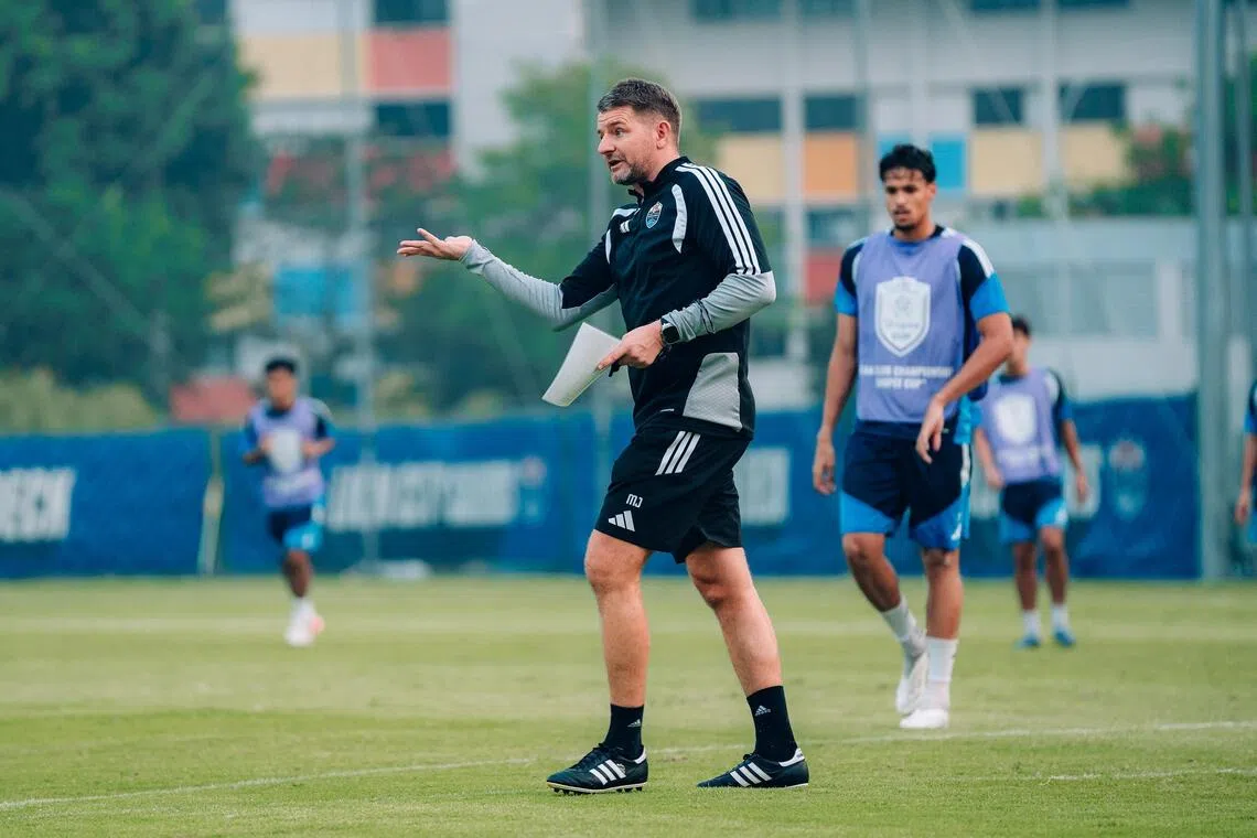 With experience winning trebles at Australia’s Central Coast Mariners and Thailand’s Buriram United, Lion City Sailors coach Mark Jackson is looking to repeat the feat in Singapore.