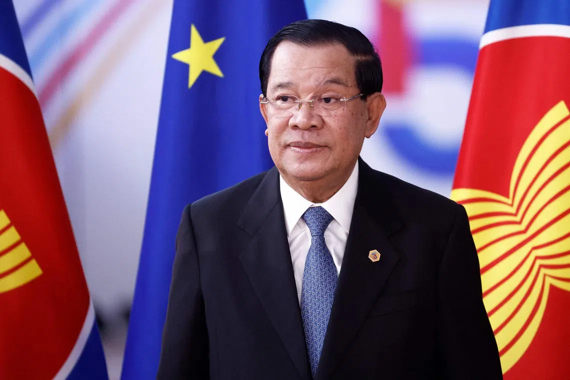 Mr Hun Sen said the men should never be forgiven, while denying that his remarks were aimed at pressuring the court.