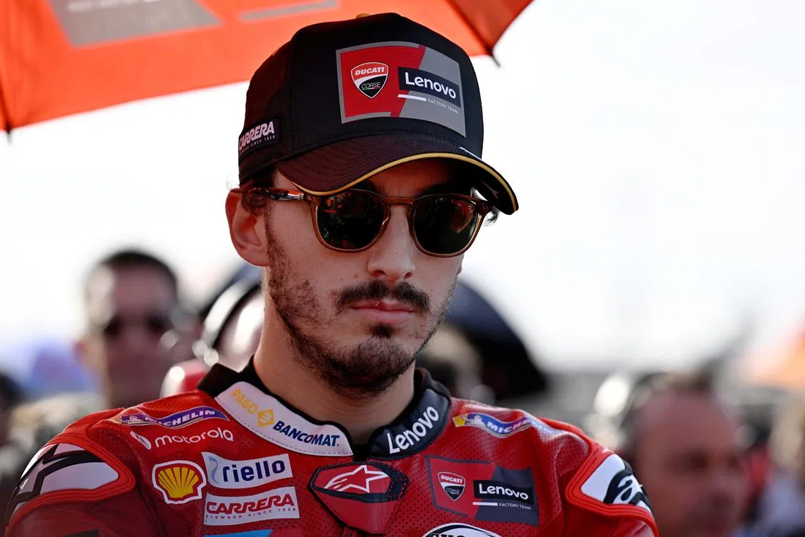 World champion Bagnaia to stay at Ducati until 2026 | The Straits Times