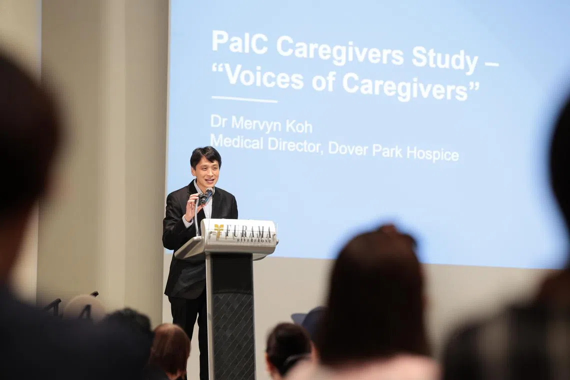 CMG20230406-JasonLee01/李冠卫/刘懿萱, 王嬿婷/First Dover Park Hospice Symposium “Empowering Caregivers as Partners in the Caregiving Journey”	[Venus Ballroom II & III, Furama RiverFront Hotel, 405 Havelock Road, Singapore 169633]

PalC Caregivers Study – “Voices of Caregivers” 
Dr Mervyn Koh, Medical Director, Dover Park Hospice