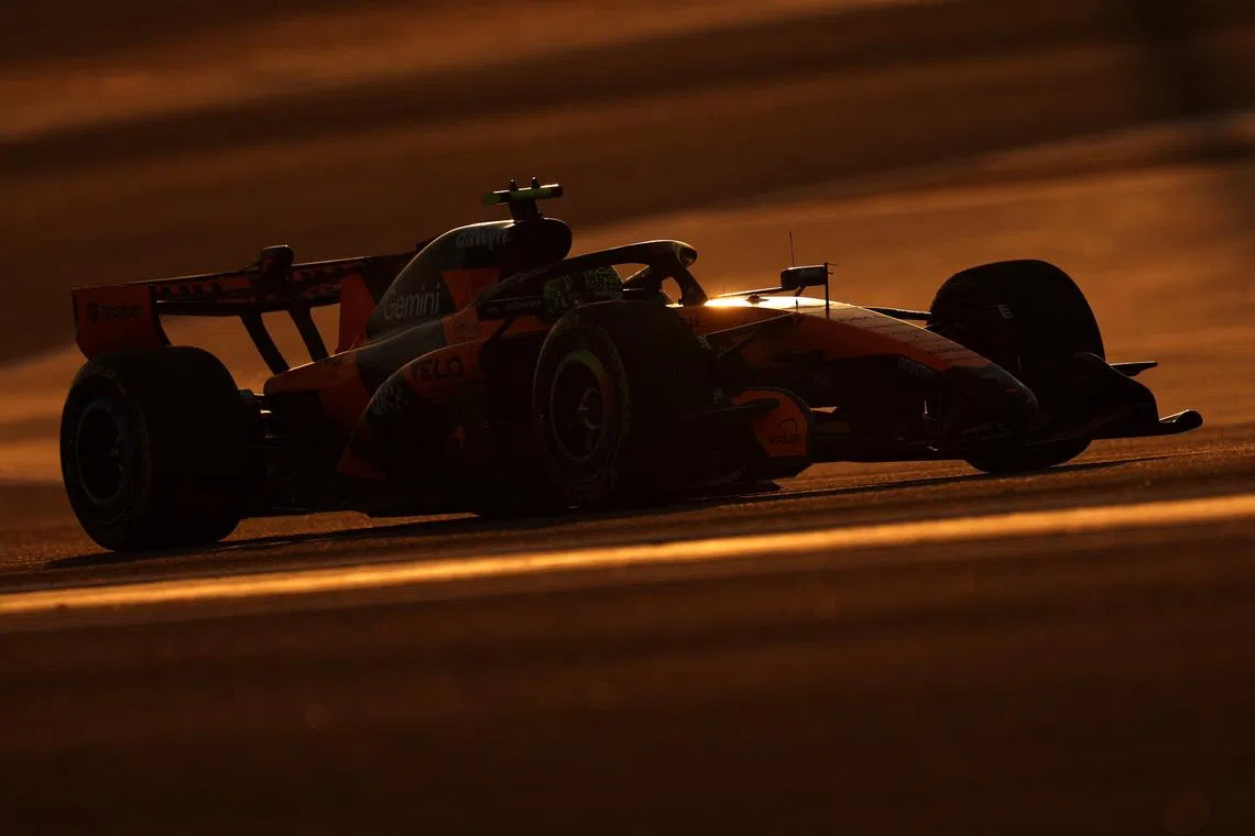 Formula One F1 - Pre Season Testing - Bahrain International Circuit, Sakhir, Bahrain - February 20, 2026 McLaren's Lando Norris during the pre season testing REUTERS/Hamad I Mohammed