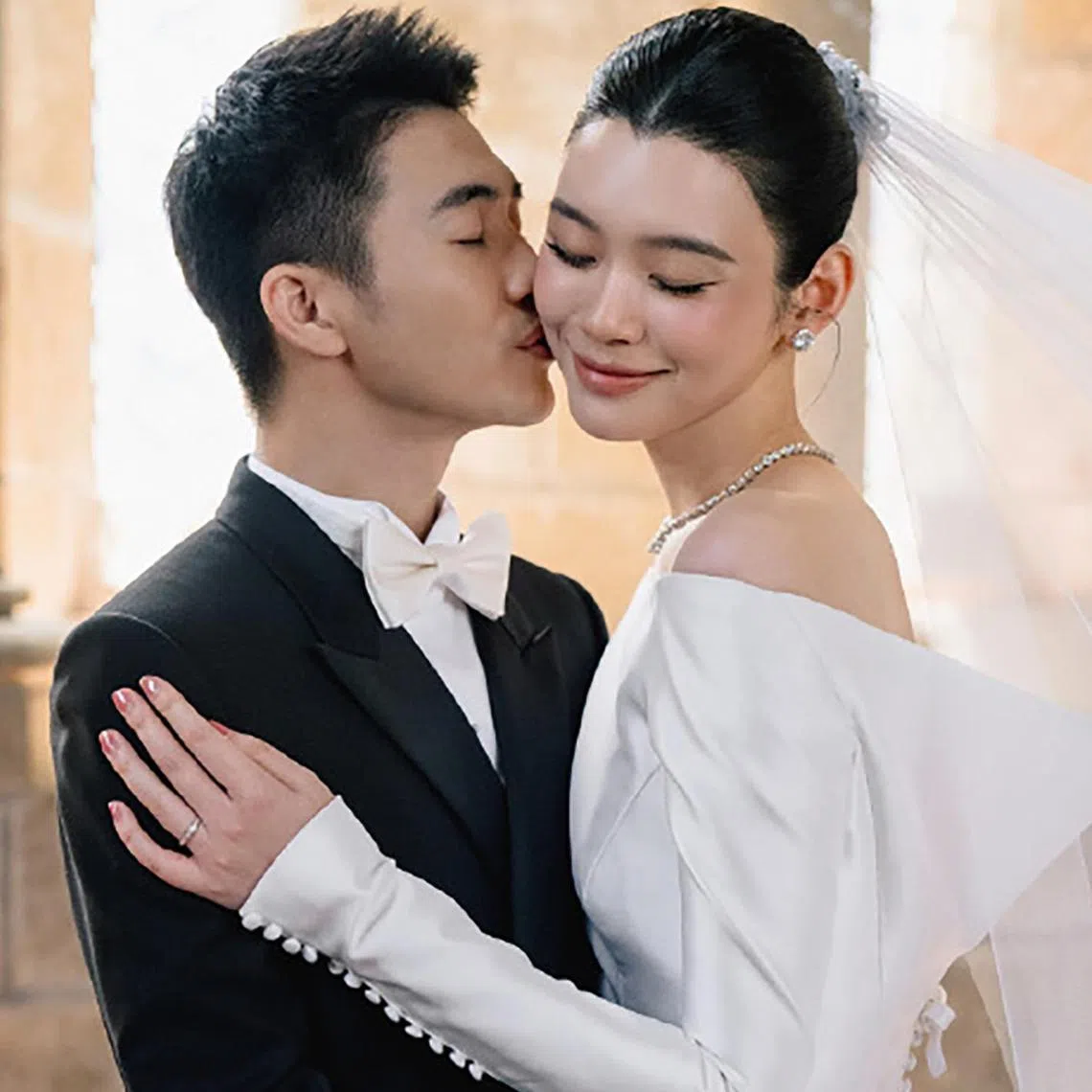 Mario Ho and Ming Xi held their wedding in France on June 1.