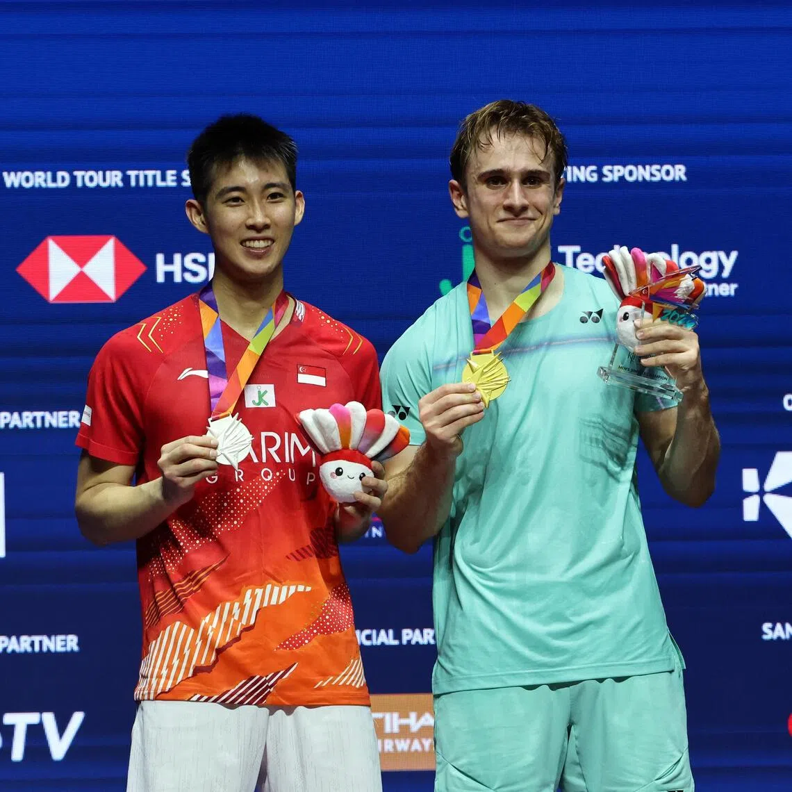 Loh Kean Yew Alex Lanier are rivals on court but firm friends off it.