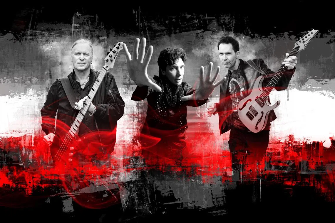 Mr Big (from left: Billy Sheehan, Eric Martin, and Paul Gilbert)