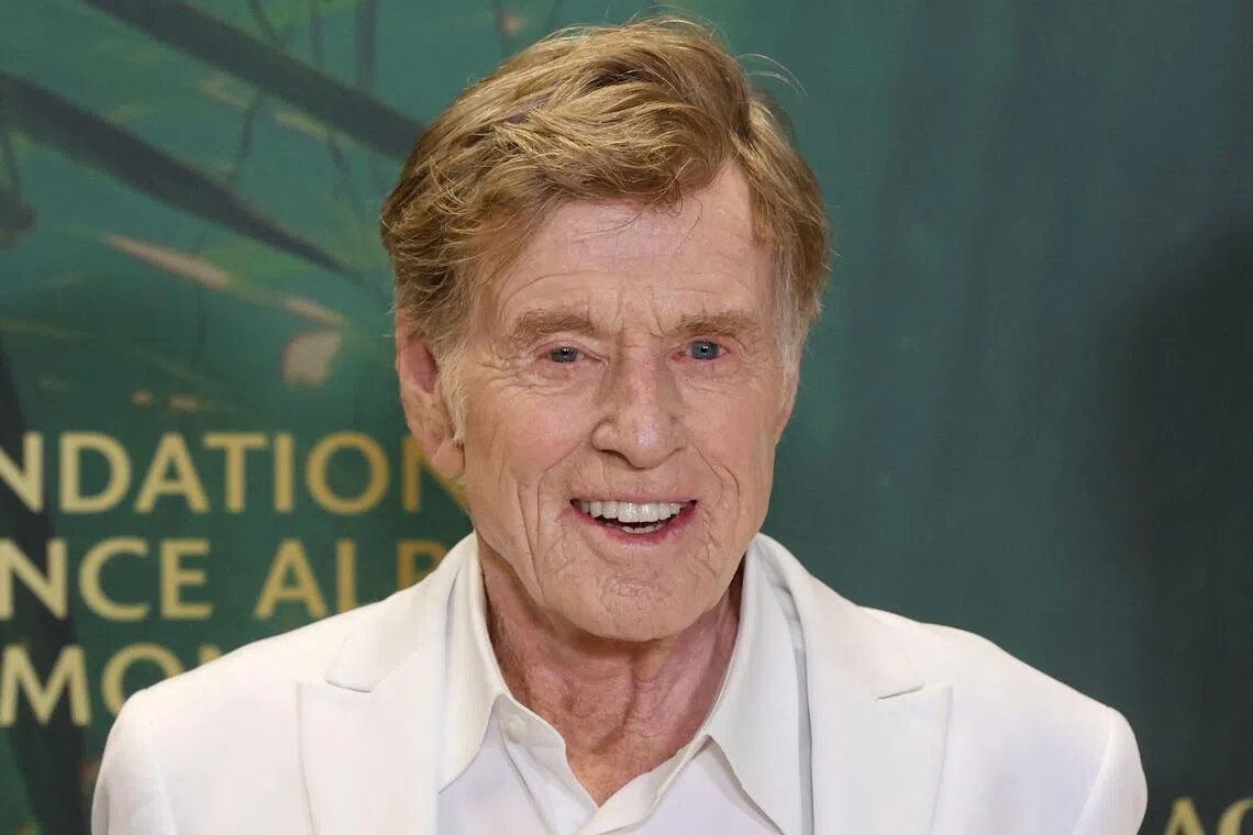 US actor Robert Redford, pictured here at the award ceremony of the Prince Albert II of Monaco Foundation in Monaco in 2021, has died at age 89. 