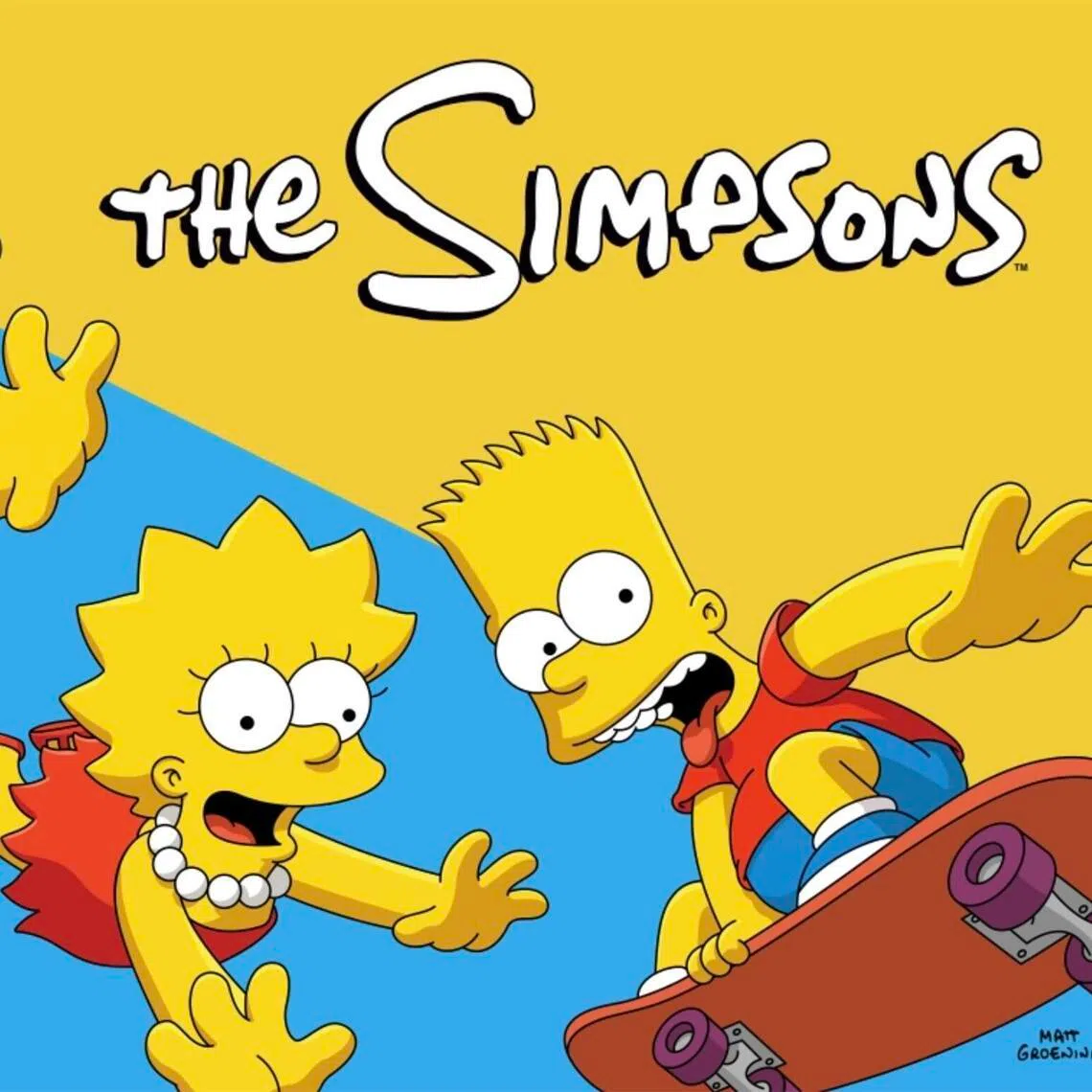 Long-running animated series The Simpsons.