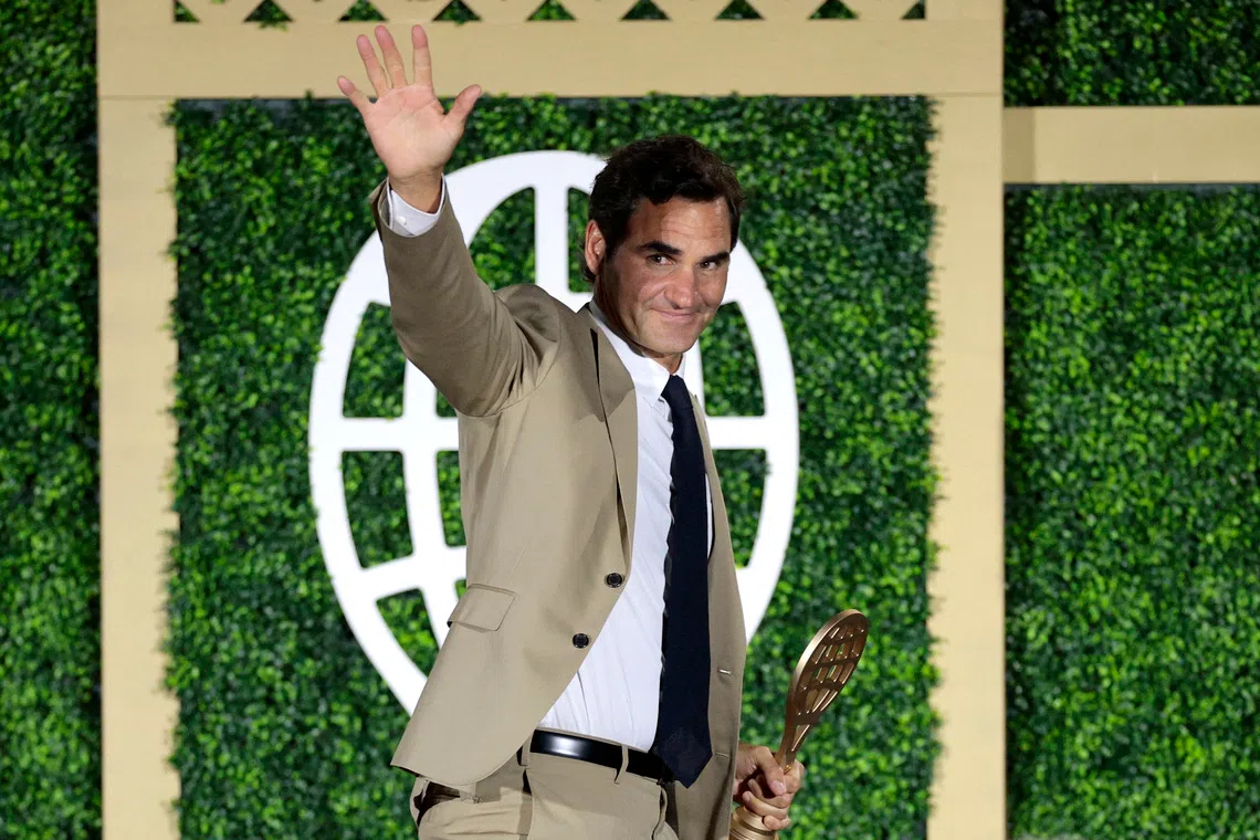 Roger Federer has 20 Grand Slam titles.