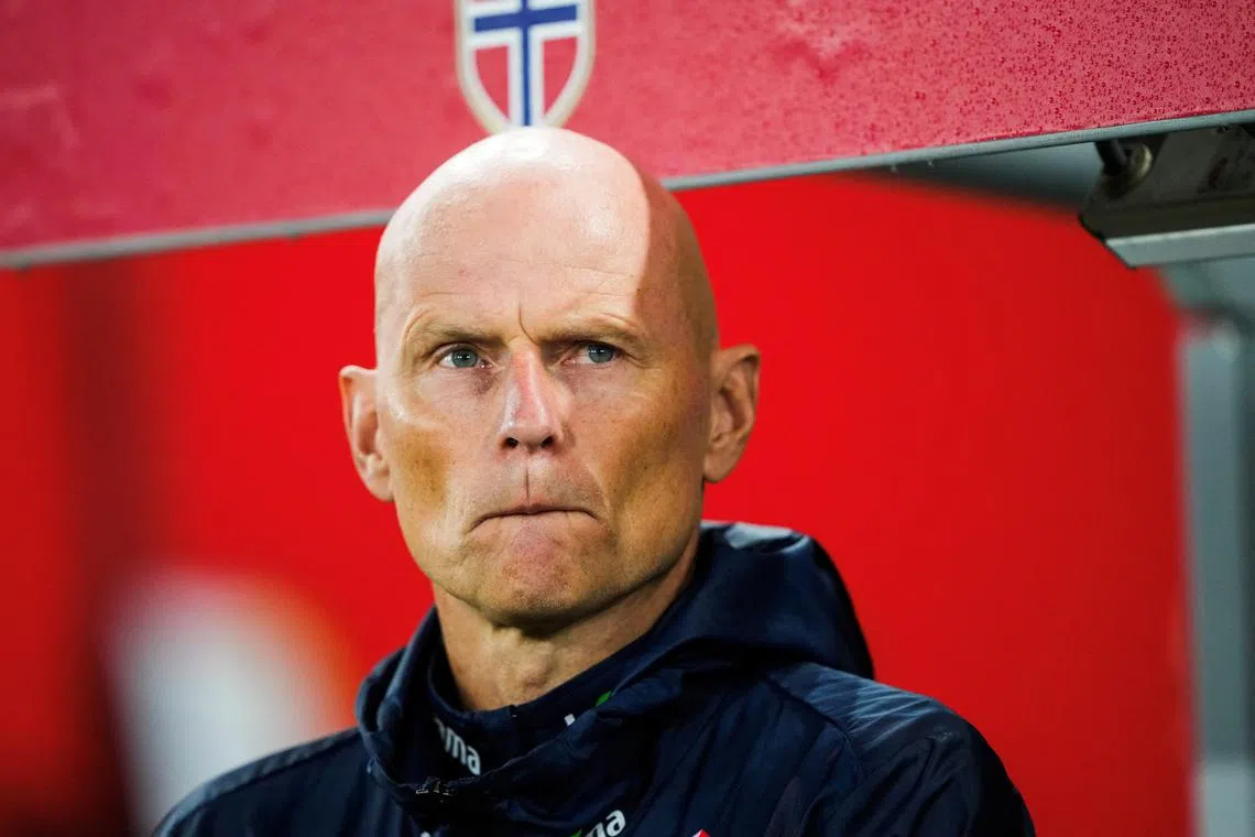 FILE PHOTO: Soccer Football - World Cup - UEFA Qualifiers - Group I - Norway v Moldova - Ullevaal Stadion, Oslo, Norway - September 9, 2025 Norway coach Stale Solbakken before the match   Cornelius Poppe/NTB via REUTERS/ File Photo