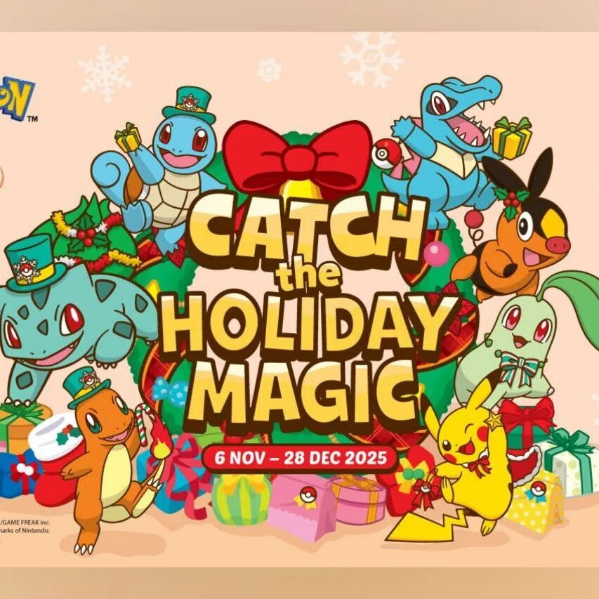 From Nov 6 to Dec 28, Suntec City’s Atrium (Tower 1 & 2) will light up with various Pokemon-themed installations to mark the year-end festivities.