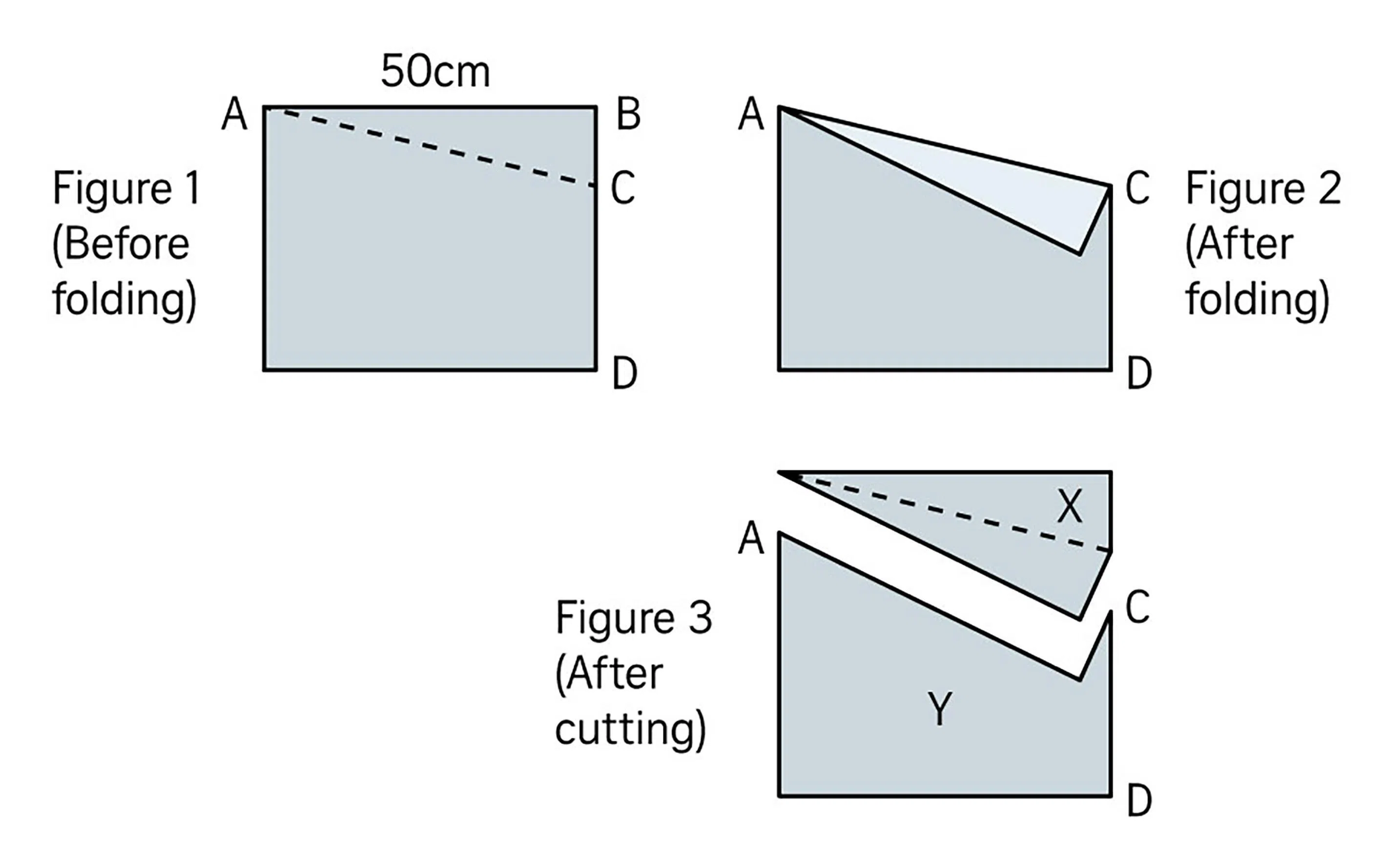 Diagram from past PSLE Maths paper.