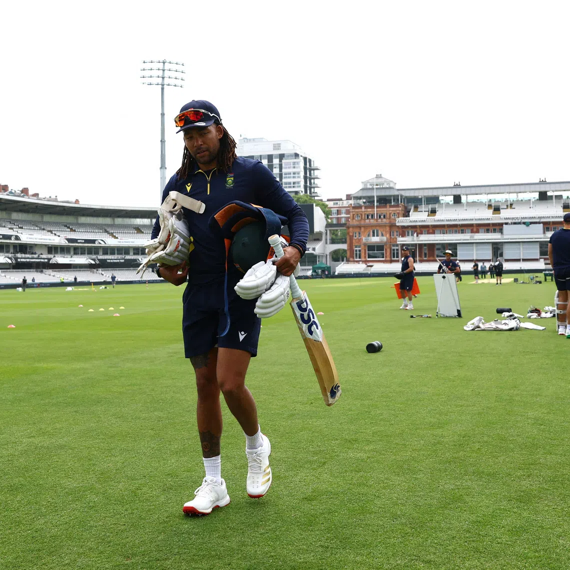 Cricket - World Test Championship Final - South Africa Practice - Lord's Cricket Ground, London, Britain - June 9, 2025 South Africa's Tony de Zorzi during practice Action Images via Reuters/Andrew Boyers