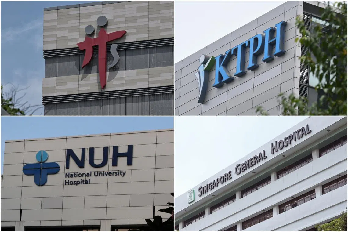 Users were unable to access the websites of Singapore General Hospital, National University Hospital, the Alexandra, Tan Tock Seng, and Khoo Teck Puat hospitals.