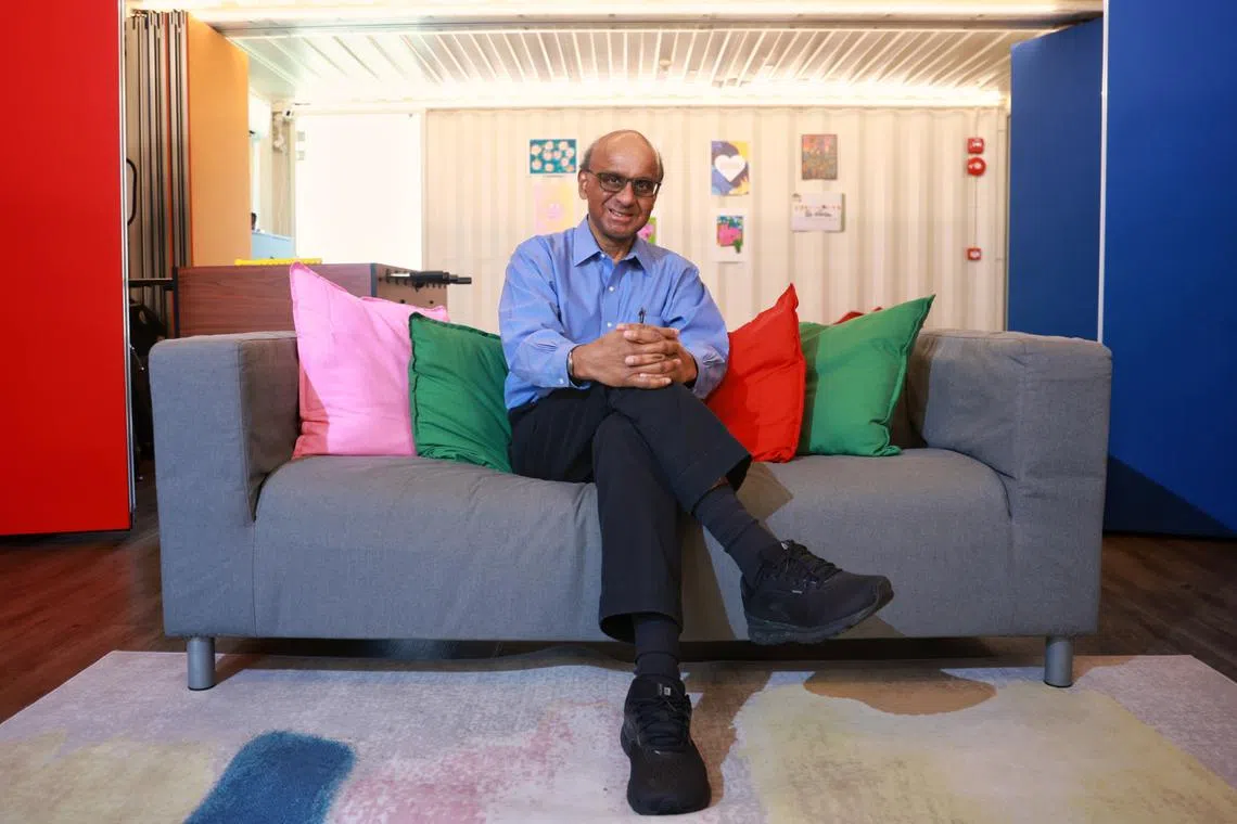 Former senior minister Tharman Shanmugaratnam says considering a draw on the reserves is “never a black-and-white matter”.