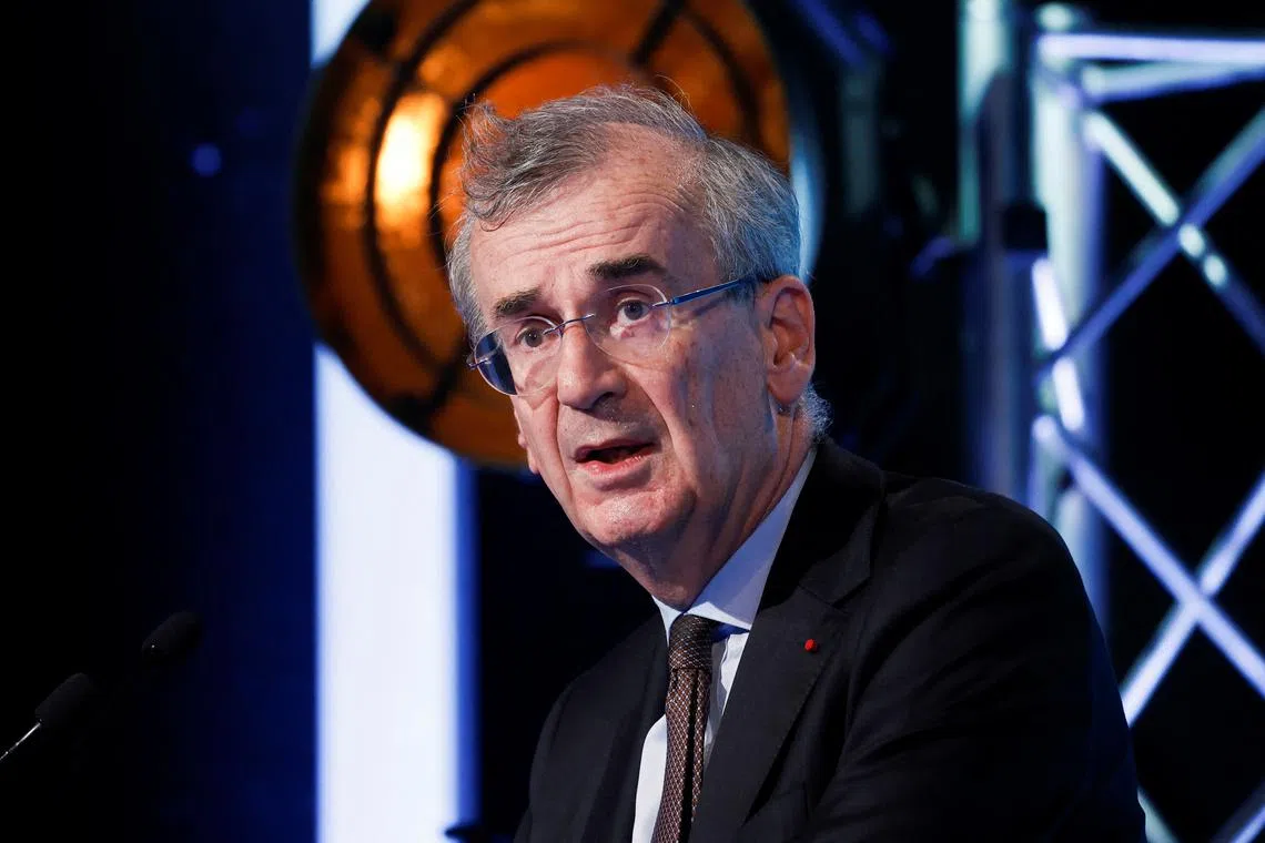 Francois Villeroy de Galhau, Governor of Banque de France, attends the Paris Europlace International Financial Forum in Paris, France, July 12, 2022. REUTERS/Benoit Tessier/ File Photo