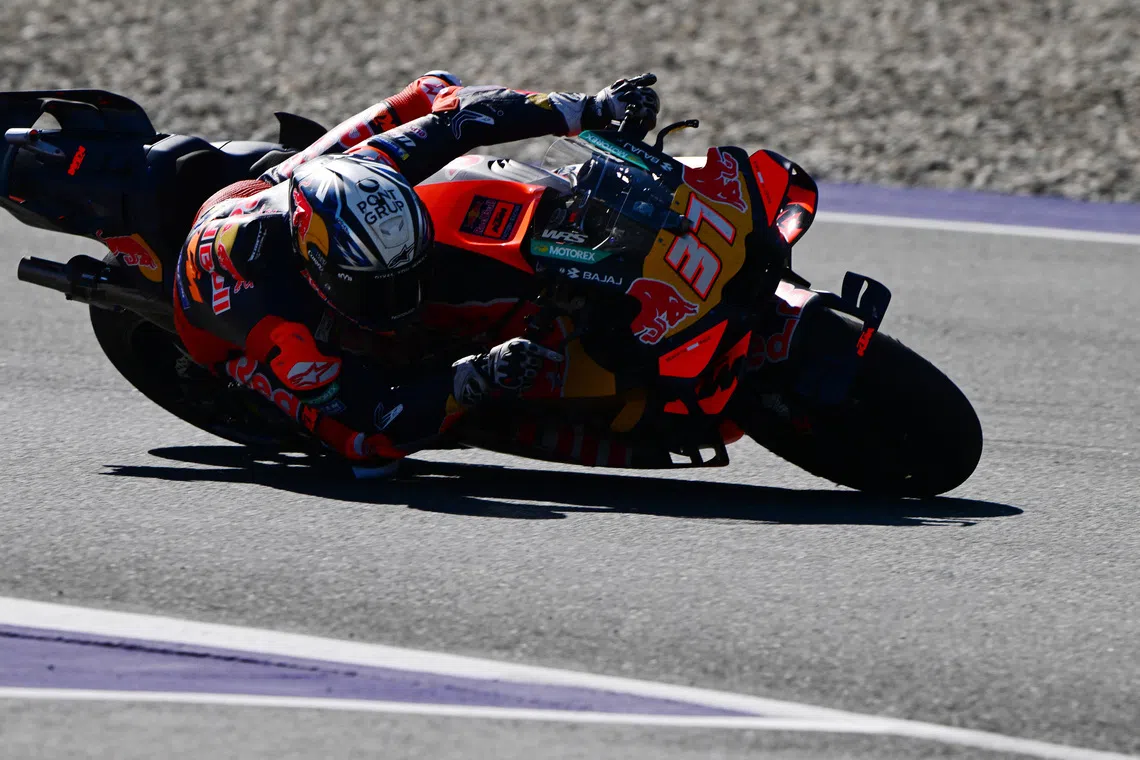 MotoGP - Austrian Grand Prix - Red Bull Ring, Spielberg, Austria - September 20, 2026 Red Bull KTM Factory Racing's Pedro Acosta in action during the MotoGP race REUTERS/Christian Bruna