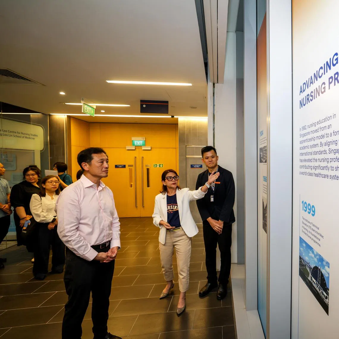 Minister for Health and Coordinating Minister for Social Policies Ong Ye Kung at the launch of the Doctor of Nursing Practice on Aug 1.