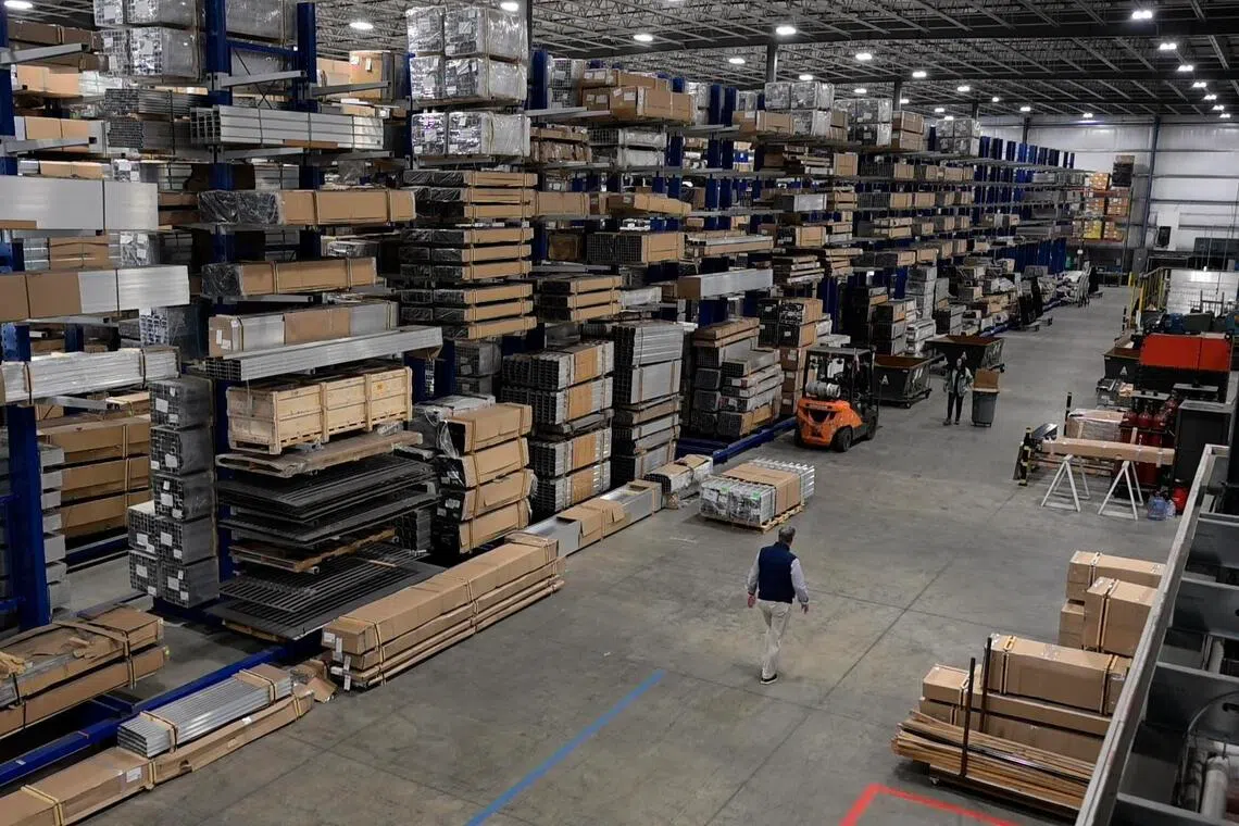 Manufacturing output eased to an 0.7% annualised rate in the third quarter after surging 5.6% in the second.