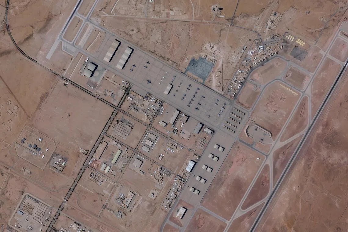 The satellite captured images of Prince Sultan Air Base in Saudi Arabia on March 13, 14 and 15, FT said.