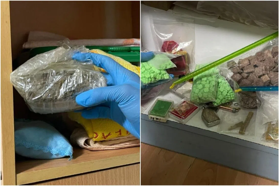 CNB said the seizure of 2,123g of cannabis can feed the addiction of about 300 abusers for a week.