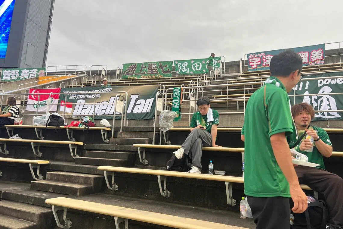 In the face of challenges, Singapore’s Danelle Tan is heartened by the support of the local Tokyo Verdy Beleza fans who have created a banner embracing her nationality and religion.