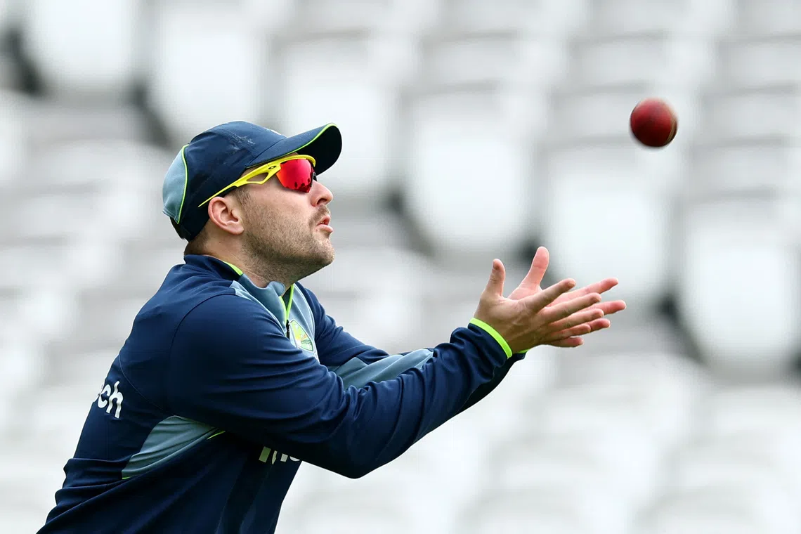 Cricket - World Test Championship Final - Australia Practice - Lord's Cricket Ground, London, Britain - June 9, 2025 Australia's Josh Inglis during practice Action Images via Reuters/Andrew Boyers