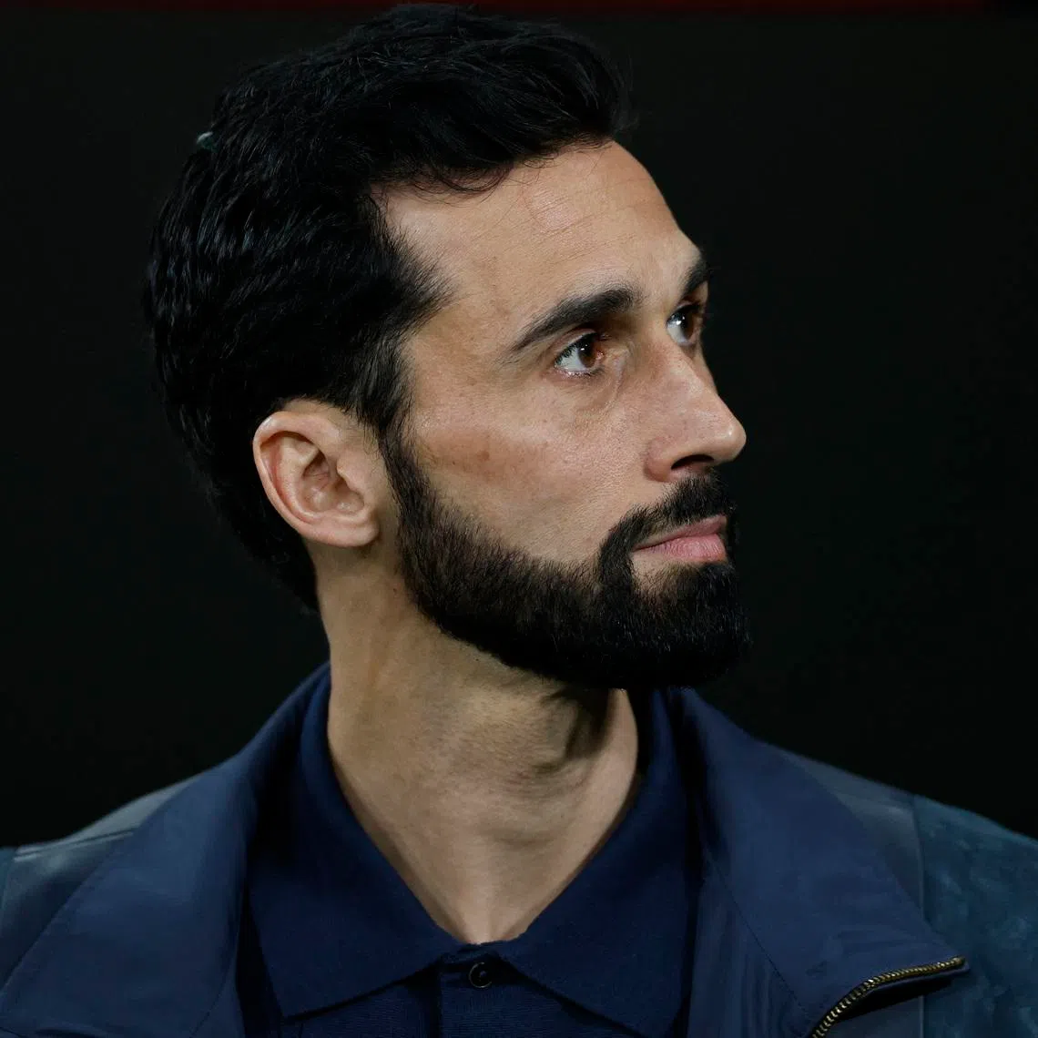 Soccer Football - LaLiga - Real Madrid v Atletico Madrid - Santiago Bernabeu, Madrid, Spain - March 22, 2026 Real Madrid coach Alvaro Arbeloa before the match REUTERS/Jon Nazca