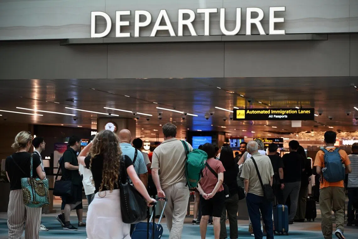 About 275 departing flights were screened during between midnight and 3pm on April 15, said Changi Airport Group.