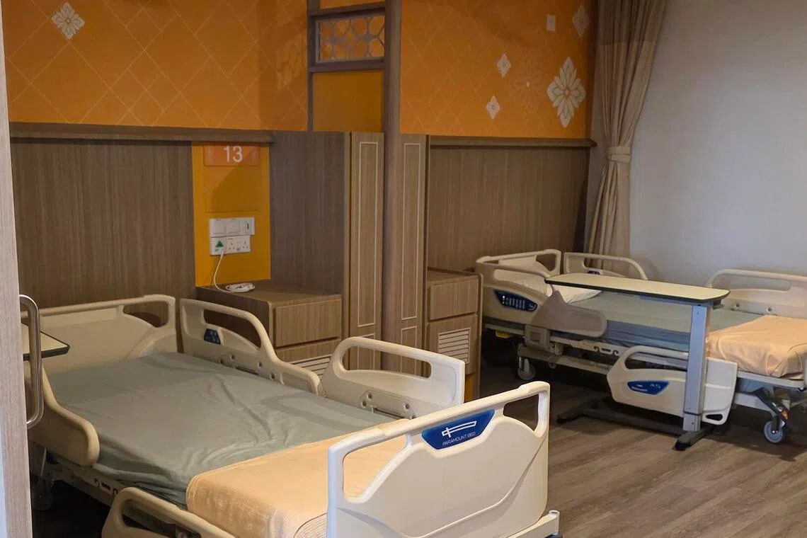 The “haze room” at the Thye Hua Kuan Nursing Home @ Tanjong Katong.