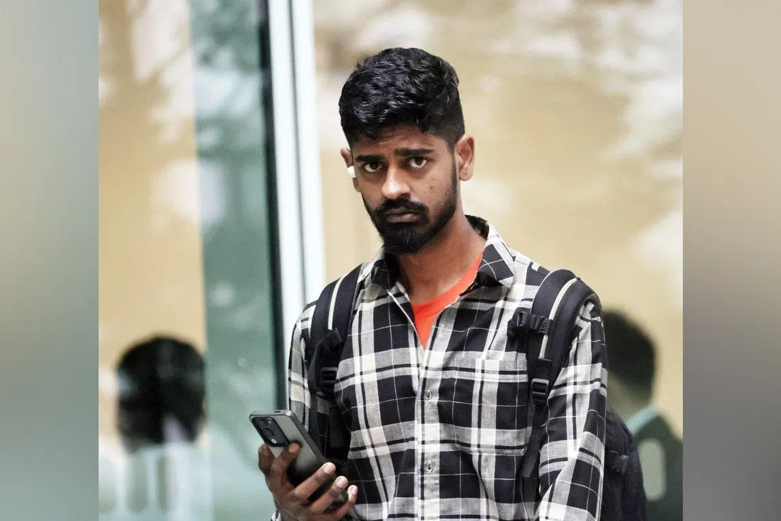 Ashokan Santhoshsivam pleaded guilty to driving without due care and attention, as well as not having the requisite licence to drive the lorry.