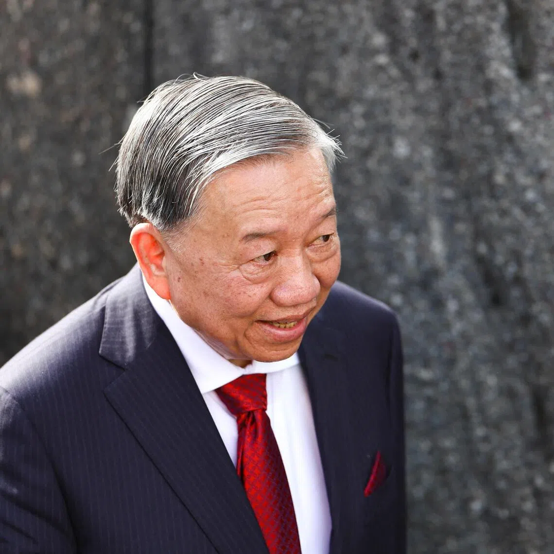 General Secretary of the Communist Party of Vietnam To Lam leaves after attending a parade celebrating the 80th anniversary of independence in Hanoi, Vietnam, September 2, 2025. REUTERS/Athit Perawongmetha/Pool
