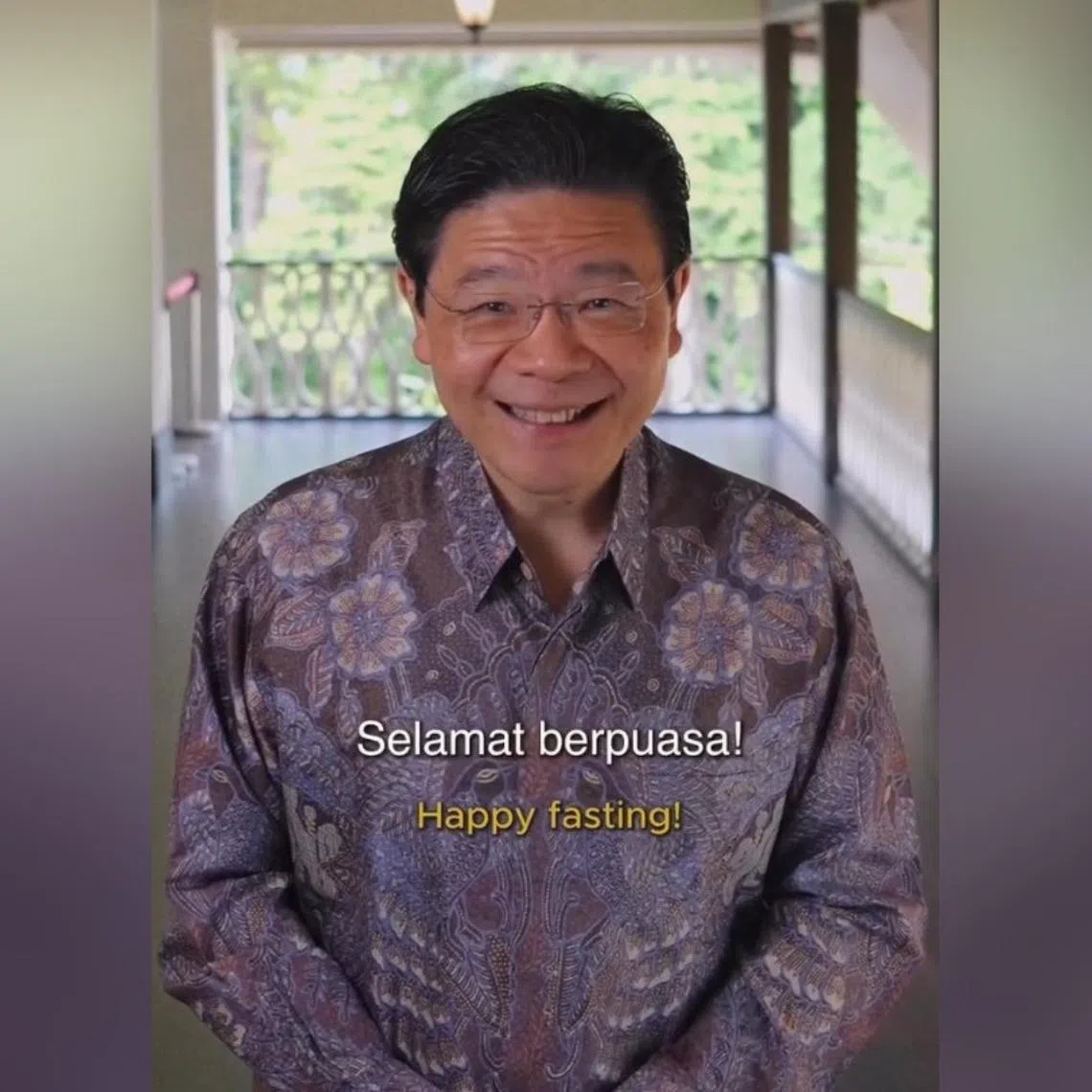 Prime Minister Lawrence Wong took to Facebook to share well wishes for the Ramadan fasting month.