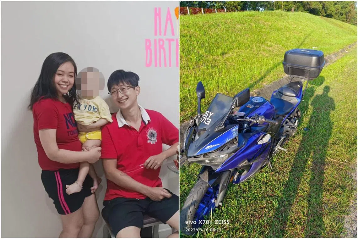 A Malaysian couple was killed on the Bukit Indah Highway in Johor Bahru on Thursday morning while commuting to work in Singapore on a motorcycle. 