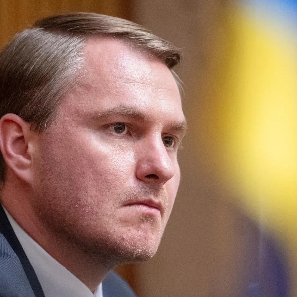 Newly appointed Prosecutor General of Ukraine Ruslan Kravchenko attends a session of Ukrainian parliament, amid Russia's attack on Ukraine, in Kyiv, Ukraine June 17, 2025. REUTERS/Andrii Nesterenko
