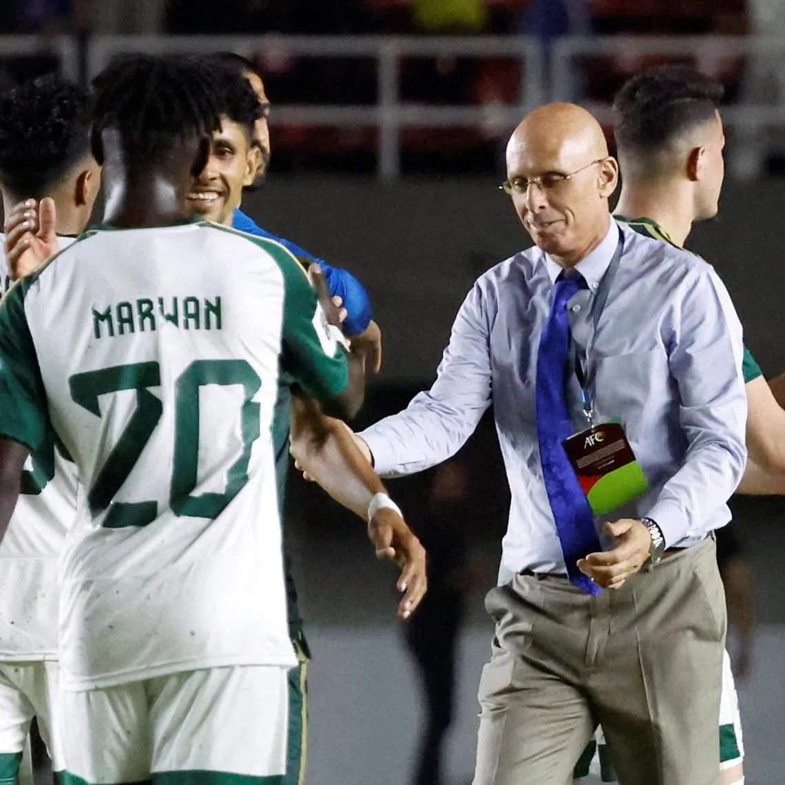 FILE PHOTO: Soccer Football - World Cup - AFC Qualifiers - Pakistan v Saudi Arabia - Jinnah Football Stadium, Islamabad, Pakistan - June 6, 2024 Pakistan coach Stephen Constantine, who has been named as Rwanda manager, reacts REUTERS/Akhtar Soomro/File Photo