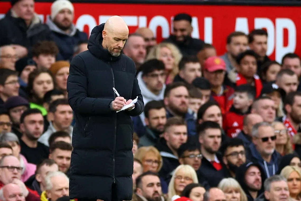 Manchester United manager Erik ten Hag said the future remained positive, pointing out that the team has been hard-hit by injuries.