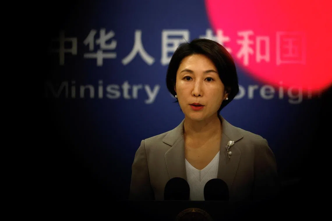 China's foreign ministry spokesman Mao Ning called on Britain to "stop spreading disinformation".