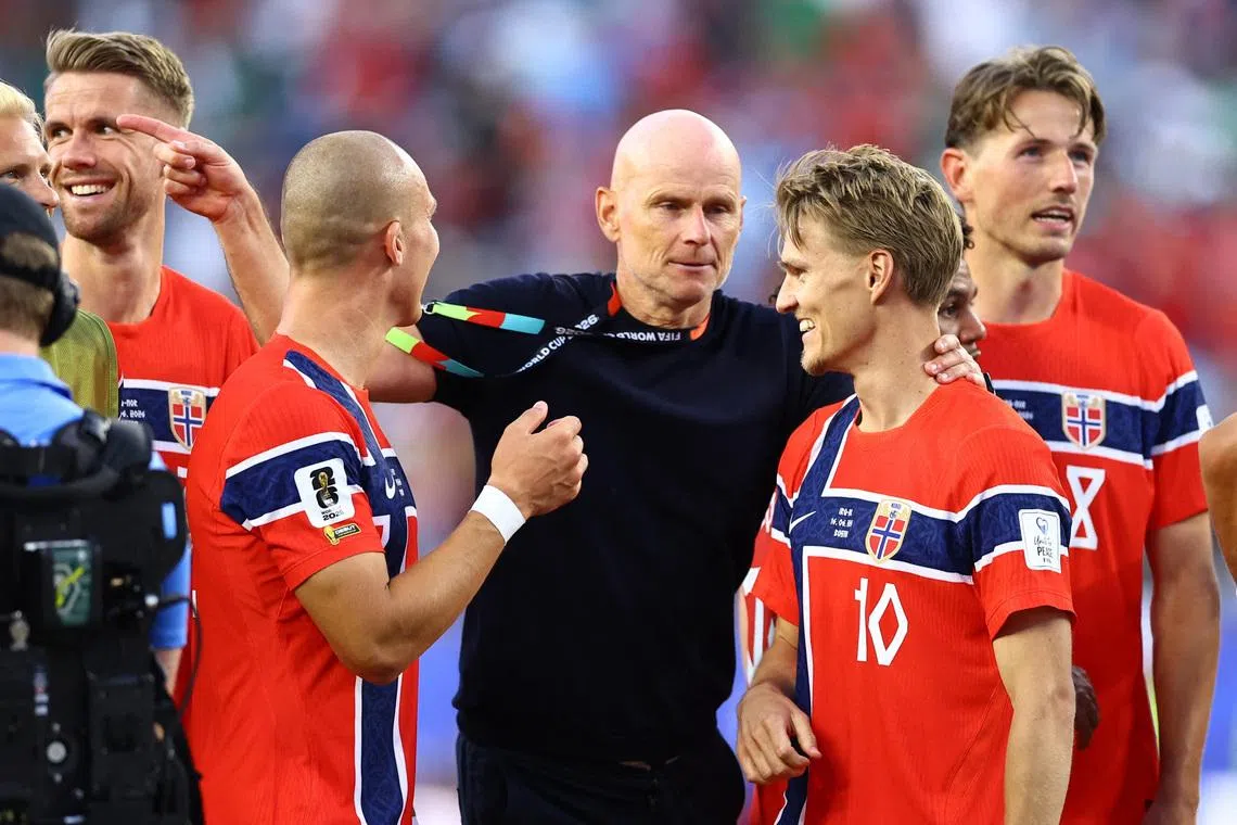Solbakken to give Norway players a break after Haaland delivers in World Cup opener