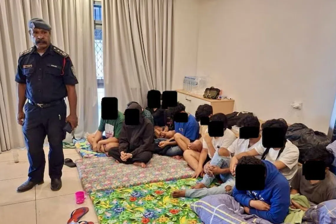 Papua New Guinea police bust human trafficking ring, rescue 39 Indonesians