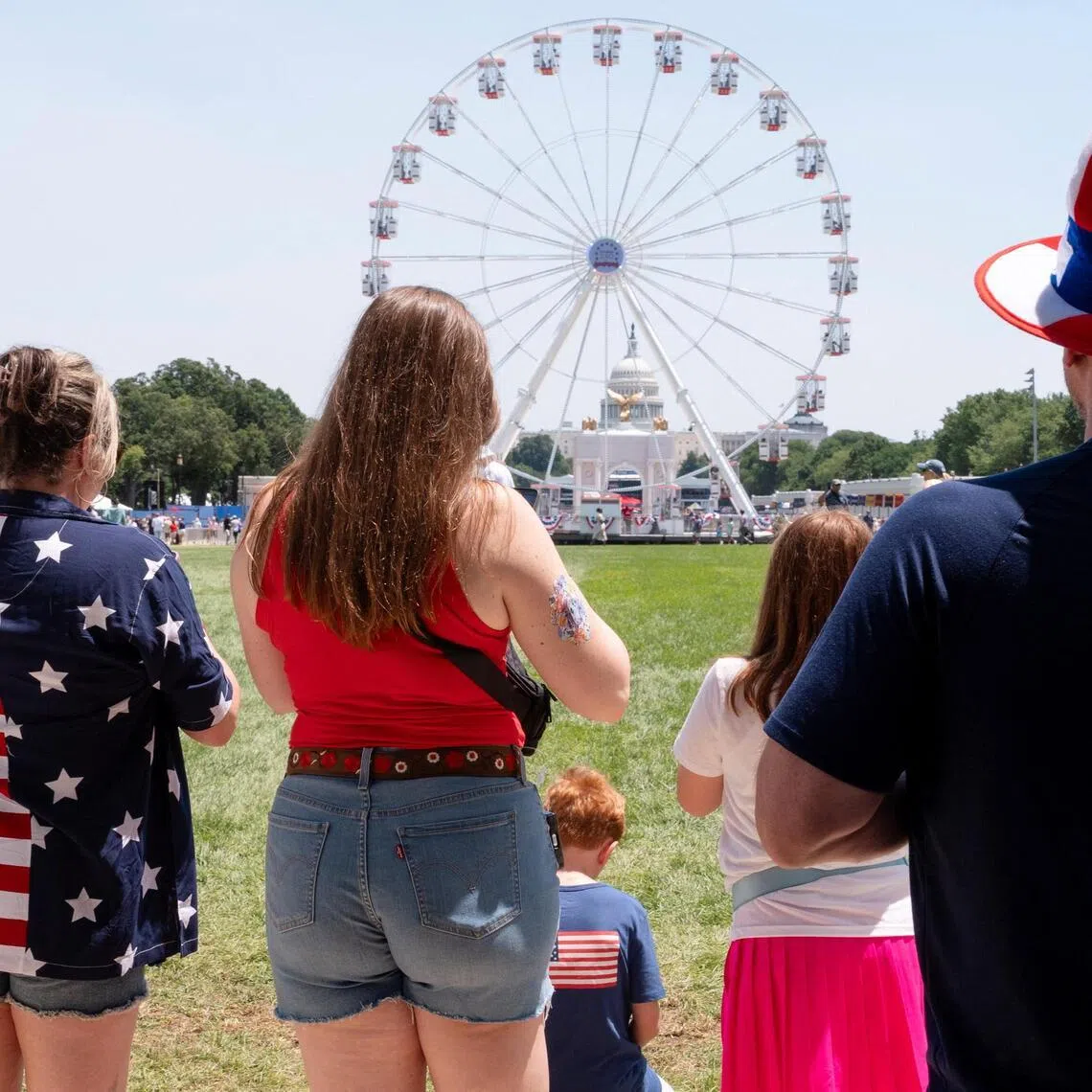 Sparse crowds were seen at the Great American State Fair on the National Mall in Washington DC.