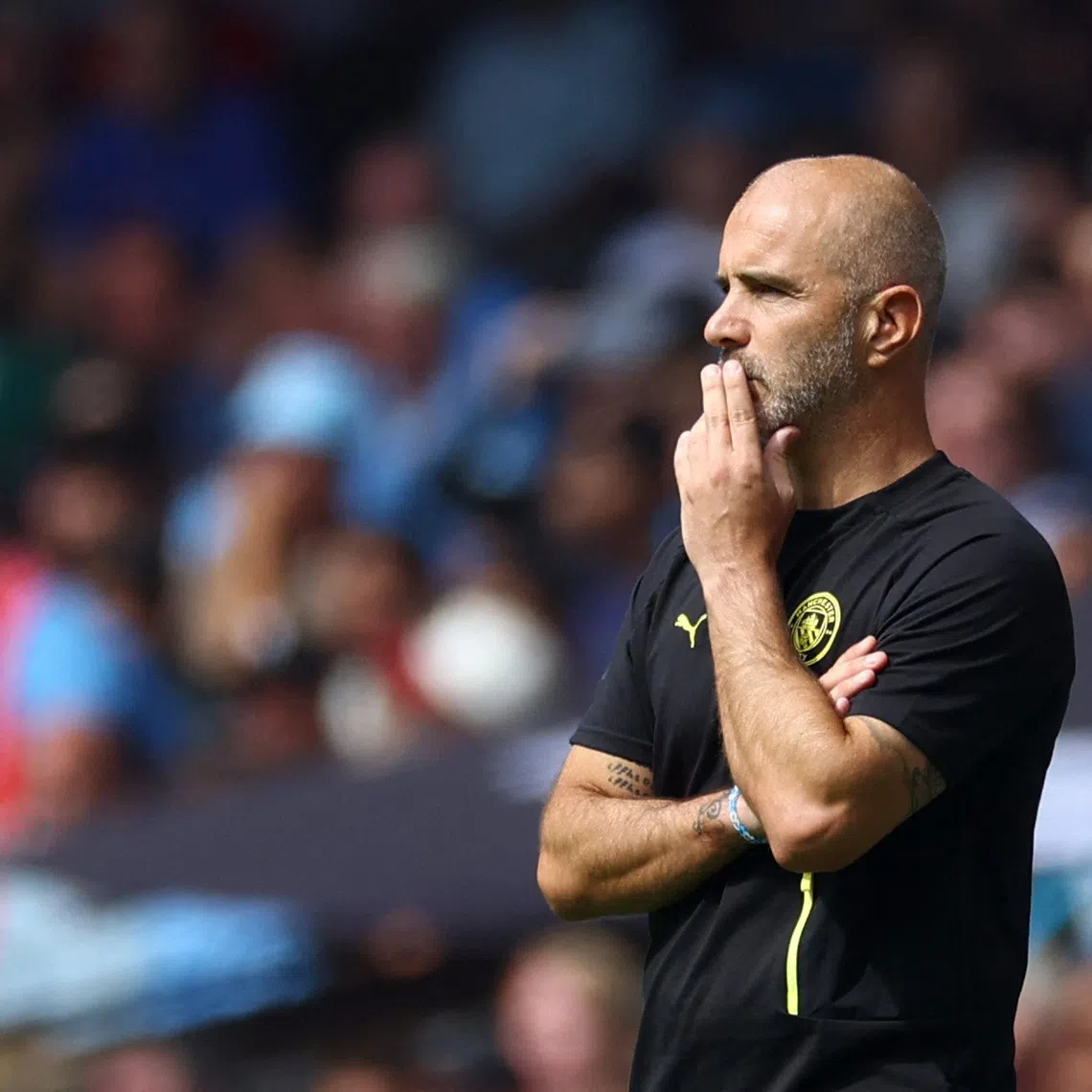 Soccer Football - FA Community Shield - Arsenal v Manchester City - Principality Stadium, Cardiff, Wales, Britain - August 16, 2026 Manchester City manager Enzo Maresca Action Images via Reuters/Matthew Childs
