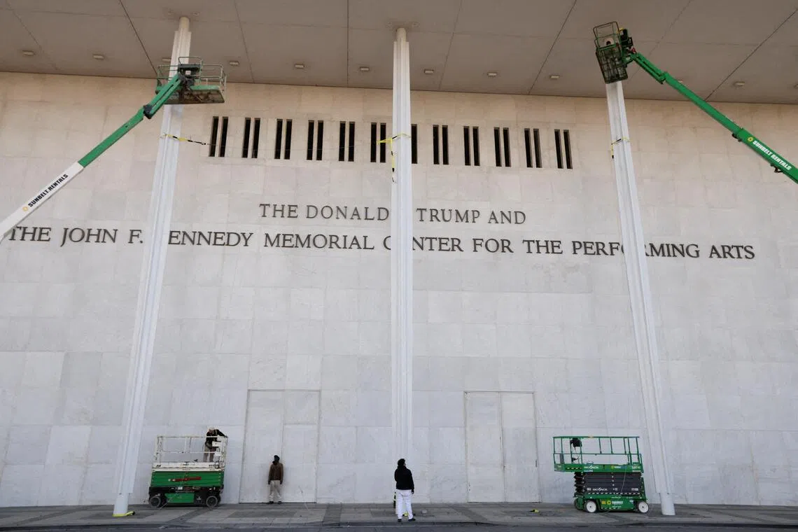 The judge had ordered Trump’s name removed from the facade in May but US President Donald Trump’s handpicked Kennedy Center board voted in August to restore it.