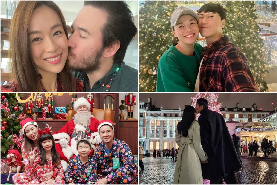 Local celebrities have been posting their season’s greetings on Instagram.