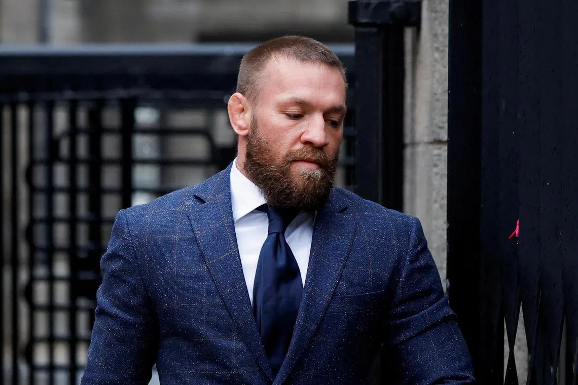 Irish mixed martial arts fighter Conor McGregor was accused of sexually assaulting a woman at a Dublin party in 2018.