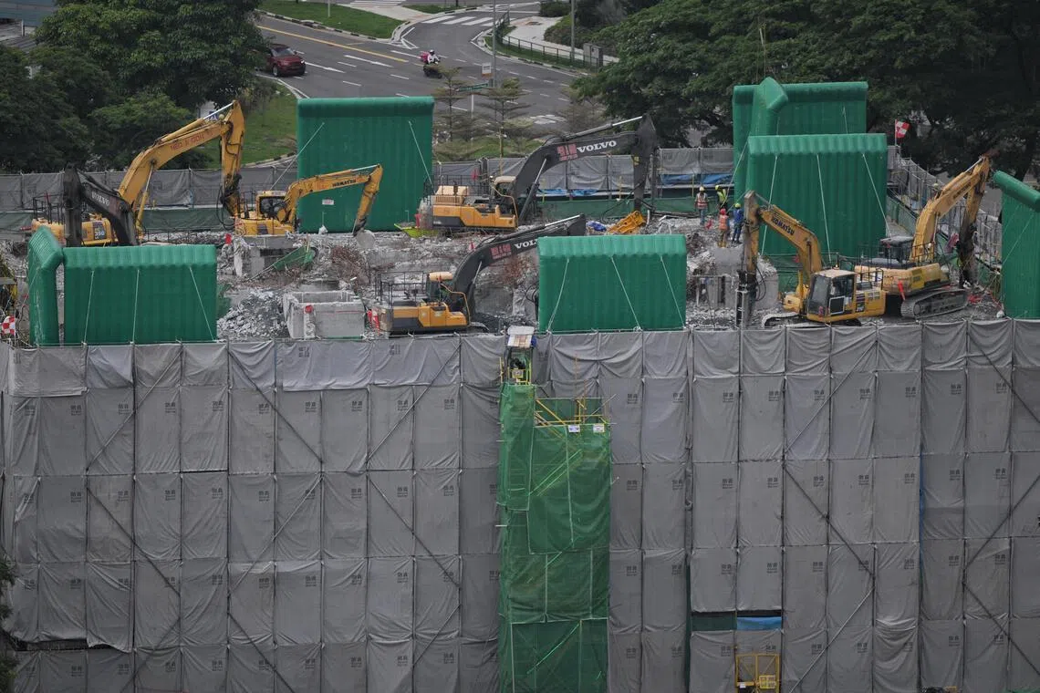 The spokesperson did not elaborate on what caused the concrete transfer slab to not meet quality standards.