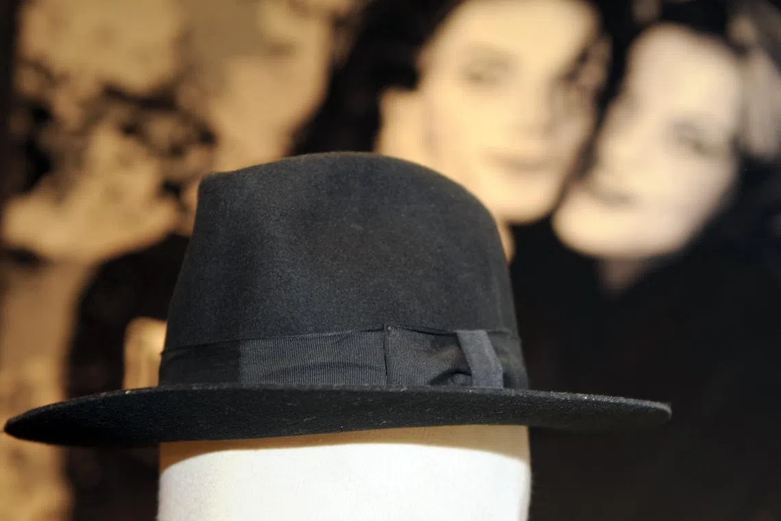 Several of Michael Jackson's fedoras have been auctioned, including this one, which was sold in December 2009.