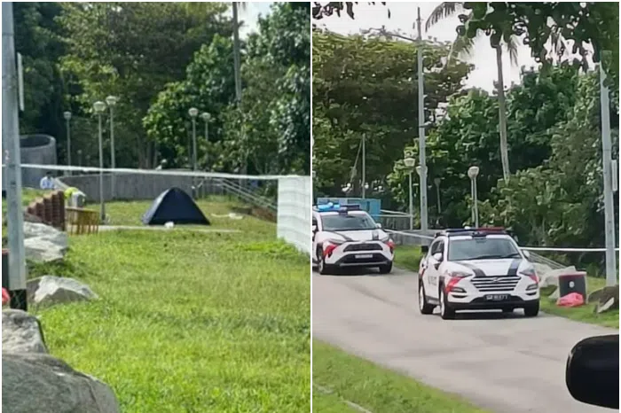 A paramedic from the Singapore Civil Defence Force pronounced the man dead at the scene.