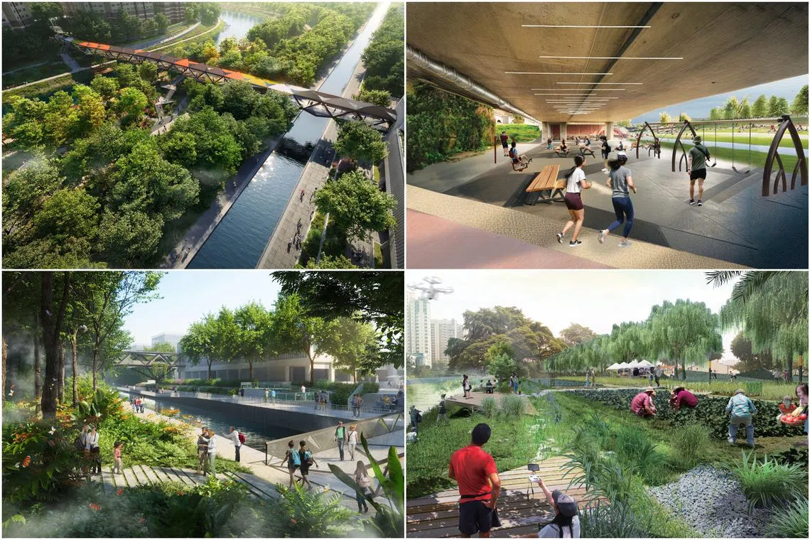 Each community node along the corridor is a space for the public to gather and participate in activities. 