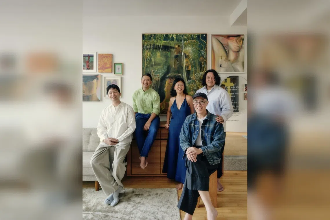 The team behind home exhibition No Straight Lines, on till Nov 1.