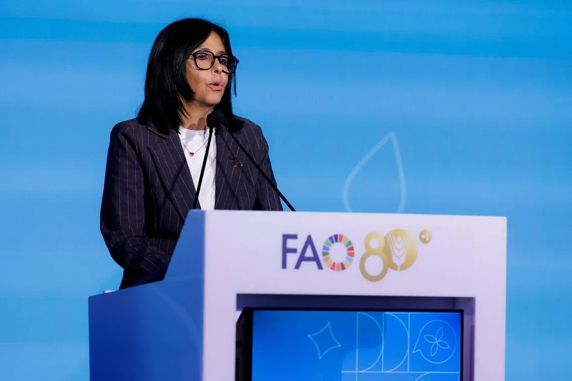 Venezuela’s interim President Delcy Rodriguez says the deals could help revive output in the country.
